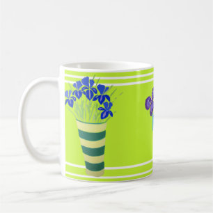 Tasse d'art : Fleur de la chaux des jardiniers. Un