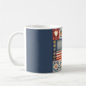 Tasse d'art folklorique Americana (Gauche)