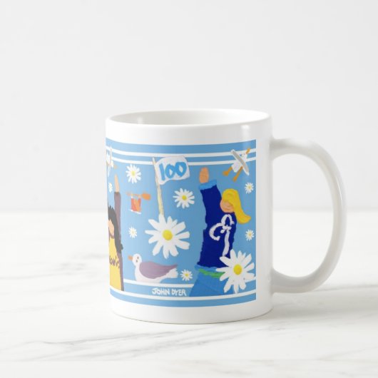 Tasse d'art : Guides tasse de 100 centenaires. (Droite)