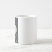 Tasse d'art Mésange bleue sur branche (Centre)