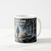 Tasse d'art noir de confrontation poussiéreuse cin (Devant droit)