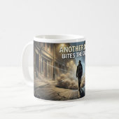 Tasse d'art noir de confrontation poussiéreuse cin (Devant gauche)