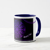 Tasse d'art numérique Élégance (Devant droit)
