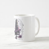 Tasse d'art occulte Obélisque Cosmique Violet (Devant droit)