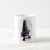 Tasse d'art occulte Obélisque Cosmique Violet (Centre)
