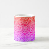 Tasse d'art originale mandala multicolore (Centre)