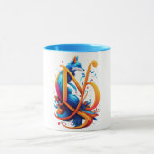 Tasse d'art Renard Bleu (Centre)