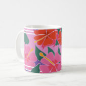 Tasse d'art : Rose de ketmie (Devant gauche)