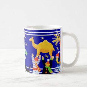 Tasse d'art : Tasse d'art de Noël de tinctorial d