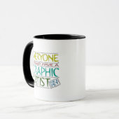 Tasse d'artiste graphique d'animal familier (Devant gauche)