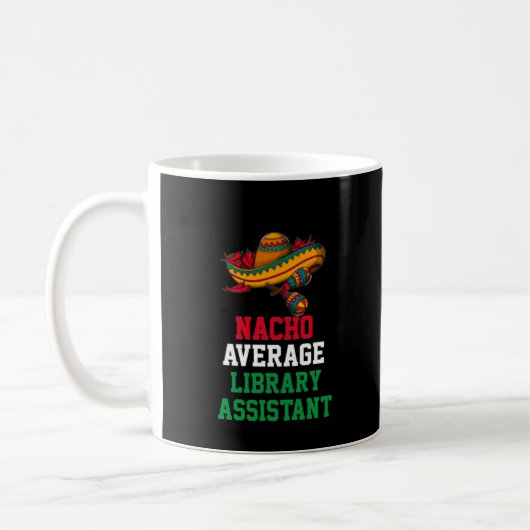 Tasse d'assistant de bibliothèque pas moyen (Gauche)