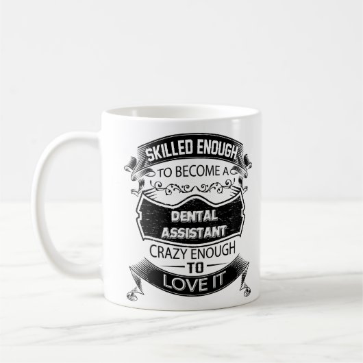 Tasse d'assistant dentaire, tasse de café (Gauche)