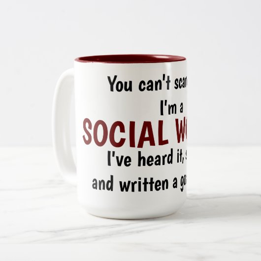 Tasse d'assistant social (Devant gauche)