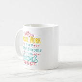 Tasse d'assistant social - tasse de café d'humour (Devant gauche)