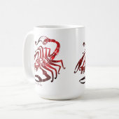 Tasse d'astrologie de Scorpion (Devant gauche)