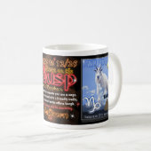 Tasse d'astrologie de zodiaque de Capricorne de (Devant droit)