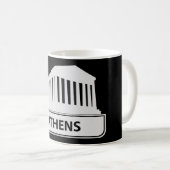 Tasse d'Athènes Grèce (Devant droit)