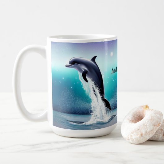Tasse Dauphin Sauteur Dans L'Océan (Avec donut)