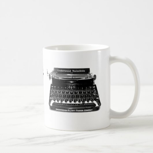 Tasse d'auteur de MACHINE d'ÉCRITURE (Droite)