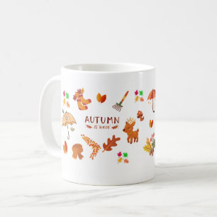 Tasse d'automne cosy