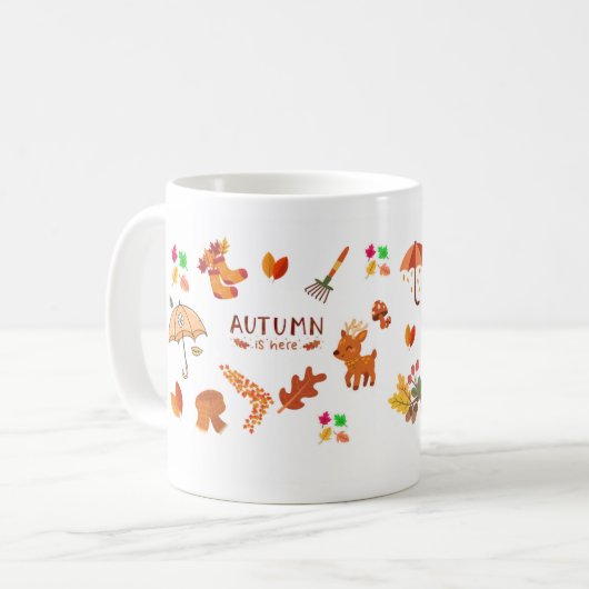Tasse d'automne cosy (Devant gauche)