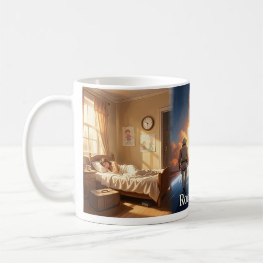 Tasse d'aventure spatiale de l'enfance de Rocket M (Gauche)