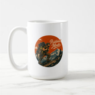 Tasse d'aventure sportive vintage mode pickleball