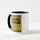 Tasse d'avertissement de déclencheur de flocon de (Devant gauche)