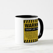 Tasse d'avertissement de déclencheur de flocon de (Devant droit)