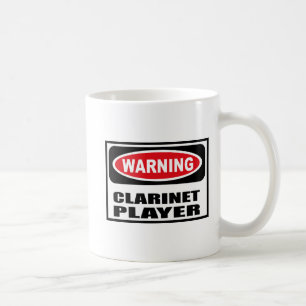 Tasse d'avertissement de JOUEUR de CLARINETTE