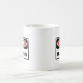 Tasse d'avertissement de POLICIÈRE (Centre)
