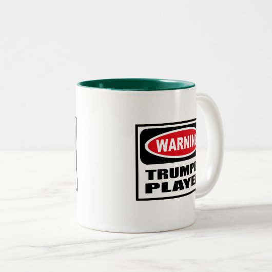 Tasse d'avertissement de TROMPETTISTE (Devant droit)