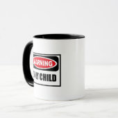 Tasse d'avertissement d'ENFANT UNIQUE (Devant gauche)