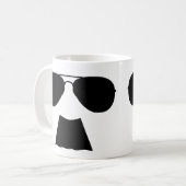 Tasse d'aviateur de moustache (Devant gauche)