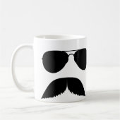 Tasse d'aviateur de moustache (Gauche)