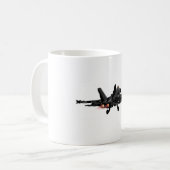 Tasse d'avion de chasse du frelon F/A-18 (Devant gauche)