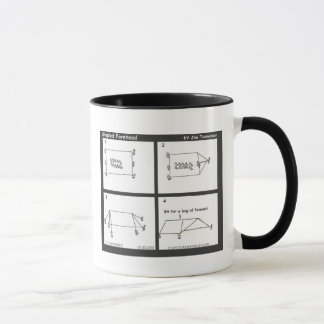 Tasse d'avion de papier