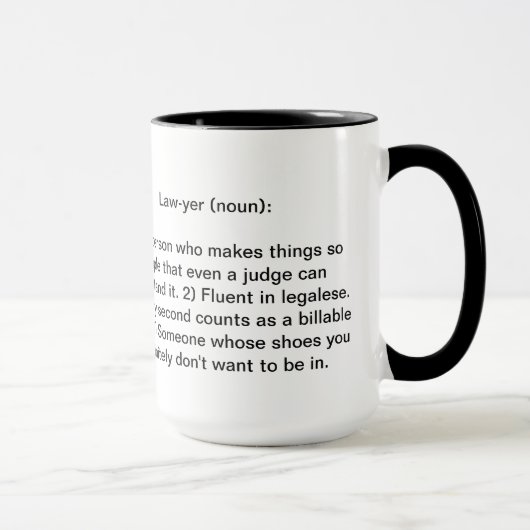 Tasse d'avocat (Droite)