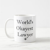 Tasse d'avocat d'Okayest du monde (Gauche)