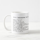 Tasse d'Avro Lancaster (Gauche)