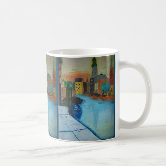 tasse de 11 onces avec la flotte de Hambourg de (Droite)