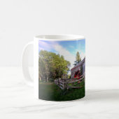 tasse de 11 onces - roue d'eau de moulin de blé à (Devant gauche)