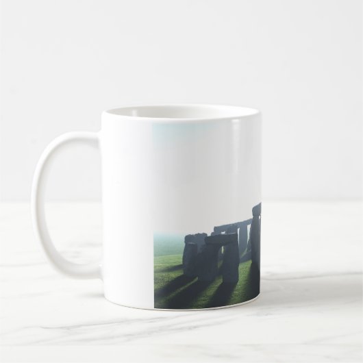 tasse de 11 oz avec image de "Stonehenge dans la b (Gauche)