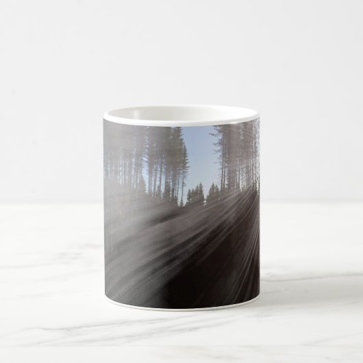 Tasse de 11 oz avec l'image "Soleil à travers les (Centre)