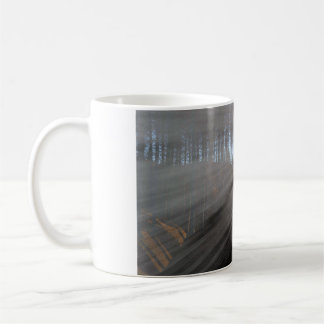 Tasse de 11 oz avec l'image "Soleil à travers les 