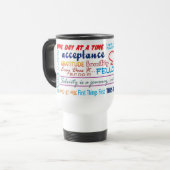 tasse de 12 d'étape slogans de récupération (Devant gauche)