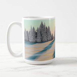 Tasse de 14 oz avec image "Dusting of Snow"