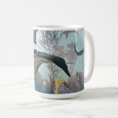 Tasse de 14 oz avec l'image "Manta Ray Migration" (Devant droit)