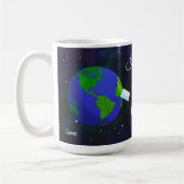 Tasse de 15 oz. J'adore Postcrossing ll (Gauche)