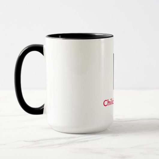 tasse de 18 onces - ChildFreeWorld.com (Gauche)